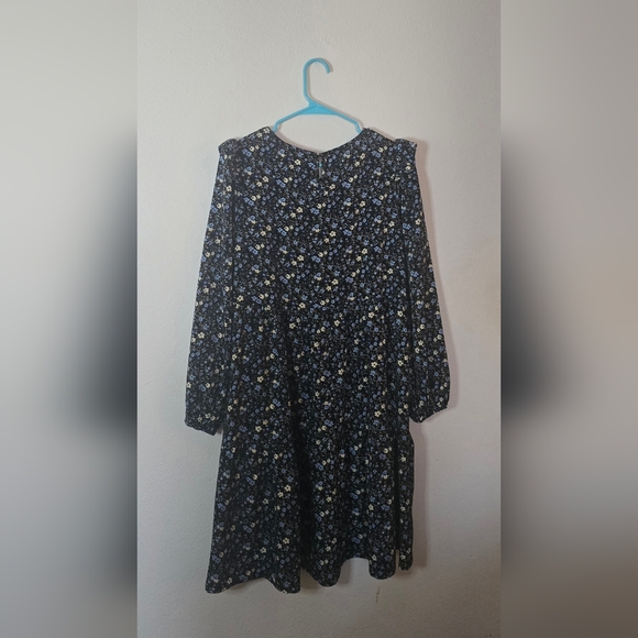 Calista Floral Long Sleeve Mini Bohemian Dress Cottagecore New Size Small - Picture 2 of 4